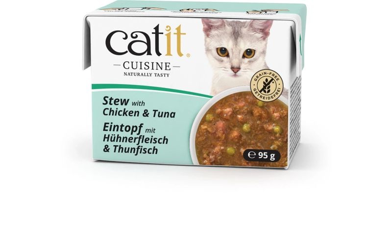 Catit Cuisine Huhn & Thunfisch Eintopf 95g Nassfutter