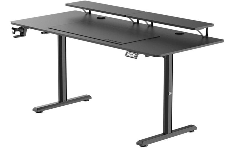 Ultradesk Gaming Tisch Higlander XXL Schwarz