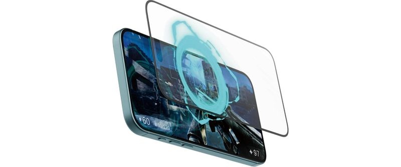 PanzerGlass Displayschutzglas »Ultra Wide Fit Gaming iPhone 16 Plus«, für iPhone 16 Plus, (1 St.)