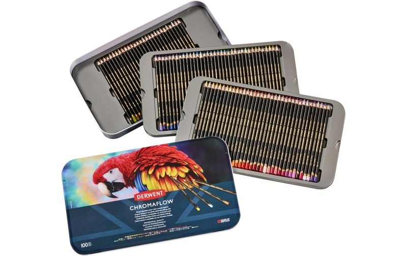 Derwent Farbstifte Chromaflow Professional 100 Stück