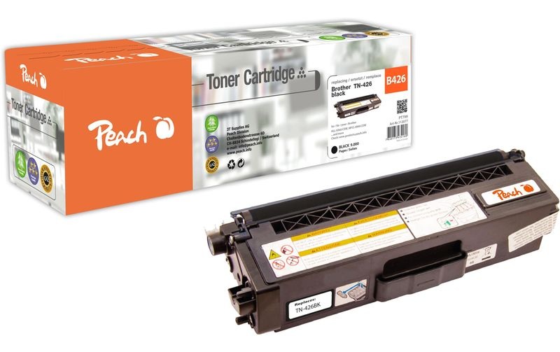 Peach Tonermodul schwarz kompatibel zu Brother TN-426BK