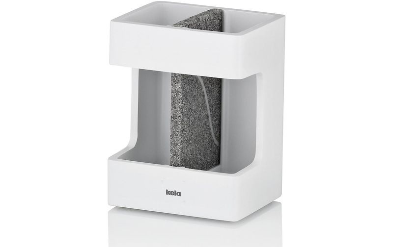 Kela Zahnputzbecher Cube Weiss