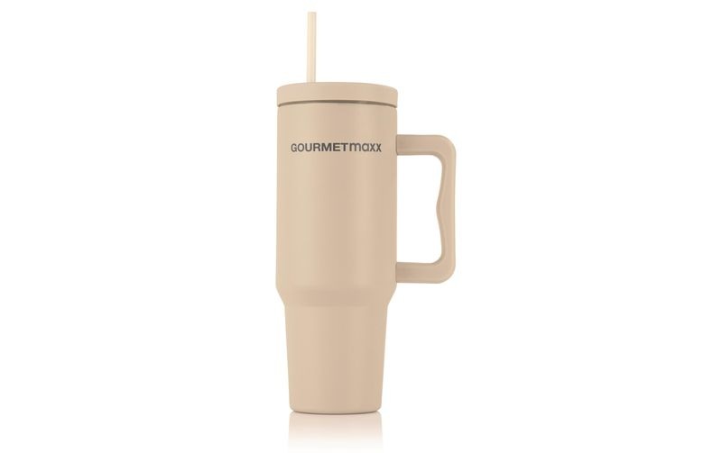 GOURMETmaxx Thermobecher 1200 ml, Beige