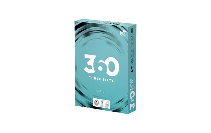 360 Kopierpapier Office A3, Weiss, 80 g/m², 500 Blatt