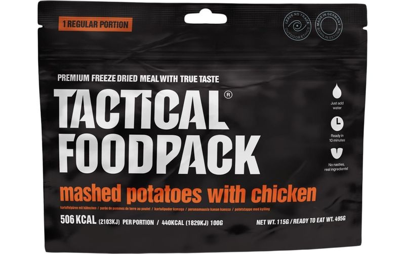 Tactical Foodpack Hauptgericht Kartoffelpüree mit Huhn
