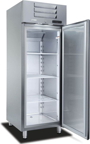 FORS Gastronomie-Gefrierschrank, Volltür, Edelstahl, GN 2/1 GFV 700 ES Edelstahl
