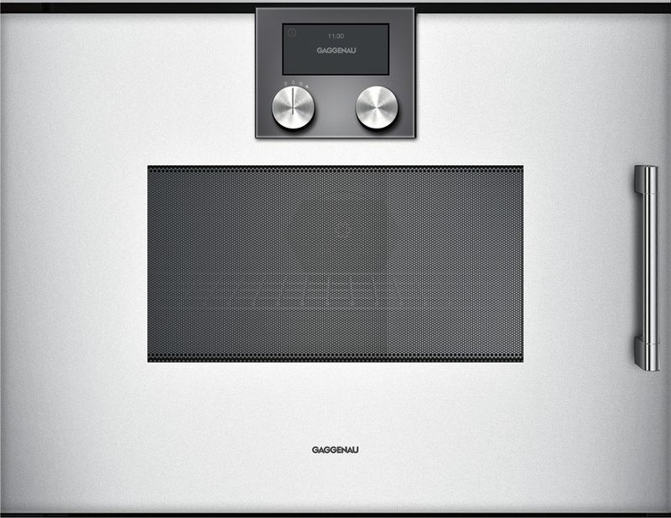 Gaggenau BMP 251 130 Backofen Silber links