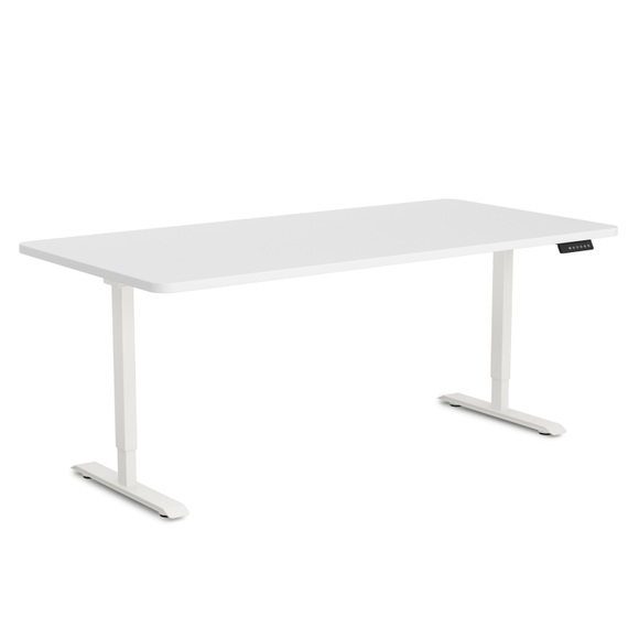 Stehpult elektrisch PREMIUM weiss 160 x 80 cm