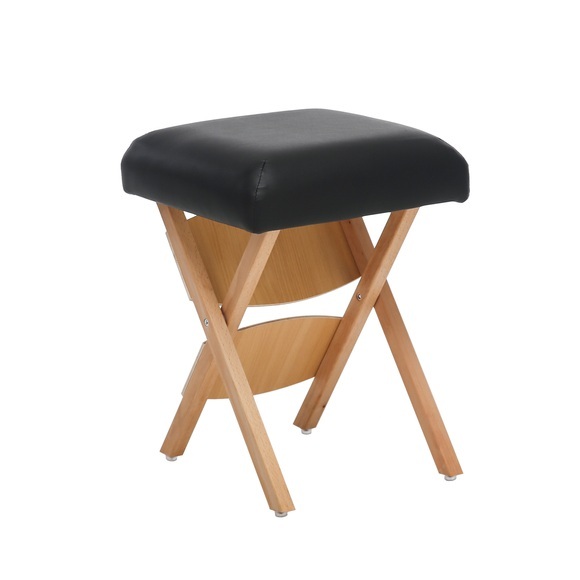 Klappstuhl Massagehocker schwarz