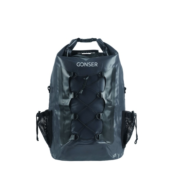 Dry Bag Rucksack wasserdicht schwarz 30L