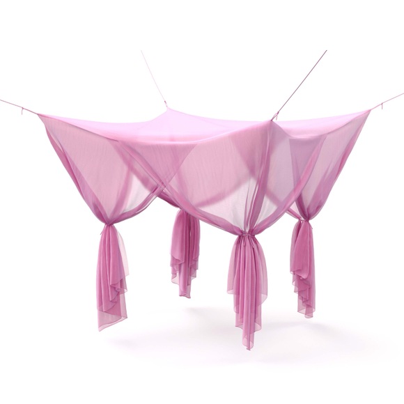 Moskitonetz 220 x 220 x 210 cm pink