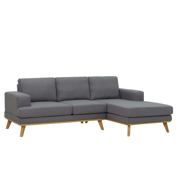 Ecksofa ELLA grau