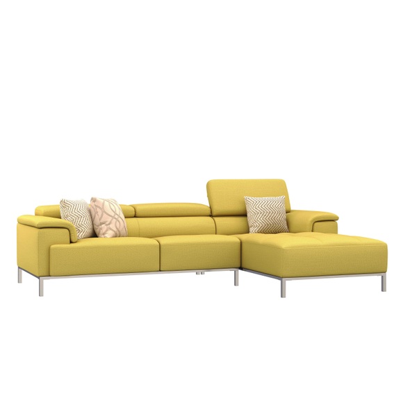Ecksofa JANA gelb rechts