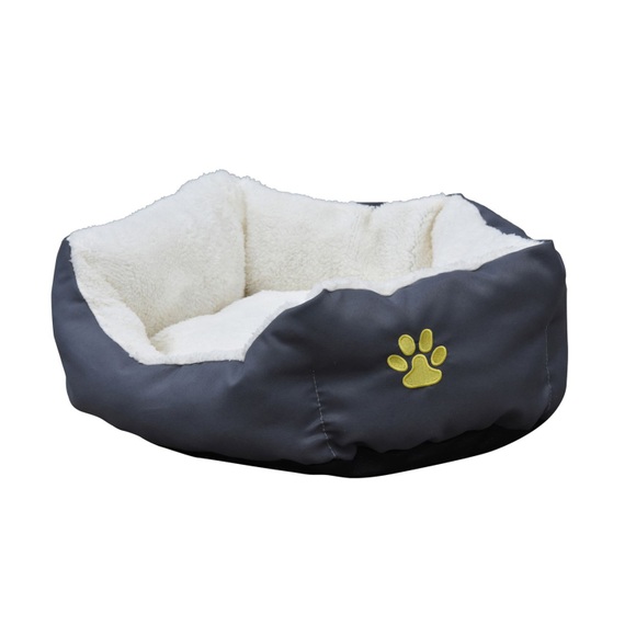 Hundebett Katzenbett PFÖTCHEN M grau