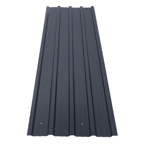 Trapezblech anthrazit 12er Set 129 x 45 cm