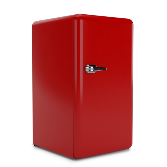 Kühlschrank mit Gefrierfach 90 L rot