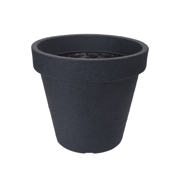 Blumentopf anthrazit 25 cm