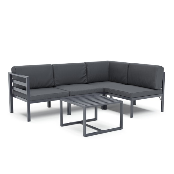 Lounge SAMBIA 5-teilig anthrazit