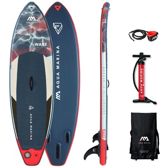 Aqua Marina - Aufblasbares SUP Wave Surf iSup - Rot