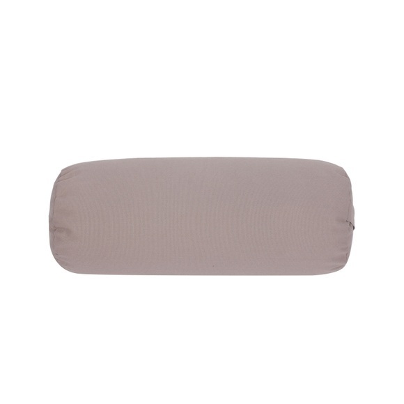 Yogakissen 23 x 63 cm grau