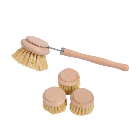 Abwaschbürste Holz 4er Set