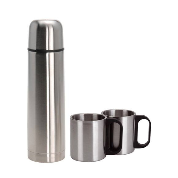 Thermoskanne 1 Liter inkl. 2 Tassen