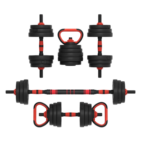 Hantelset 3-in-1 20 kg