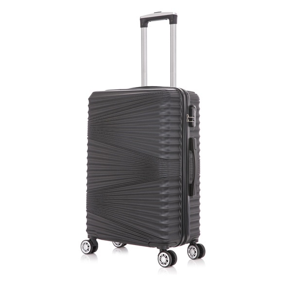 Reisekoffer Hartschalenkoffer NIA Grösse M schwarz