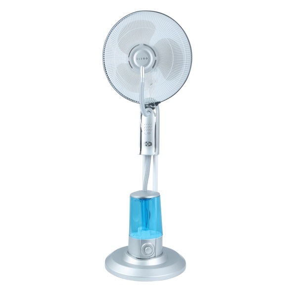 Standventilator mit Sprühnebel FOGGY silber