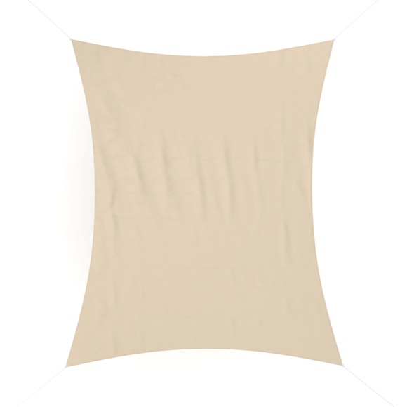 Sonnensegel 4x6 m beige