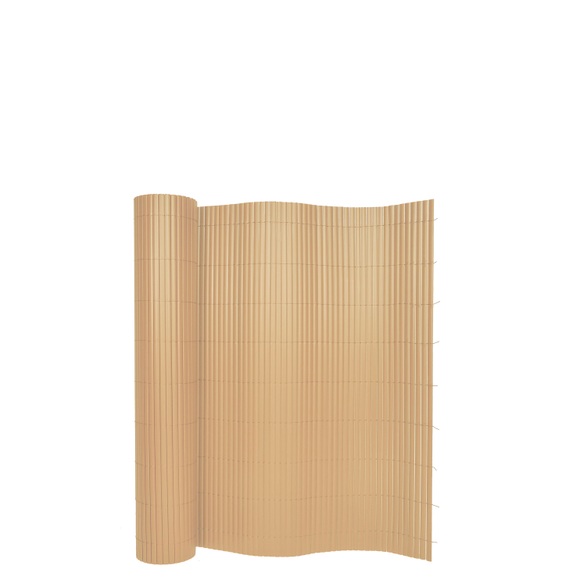 Sichtschutzmatte PVC 300 x 80 cm Bambusoptik