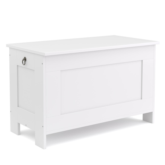 Truhe 76 x 48 x 40 cm weiss