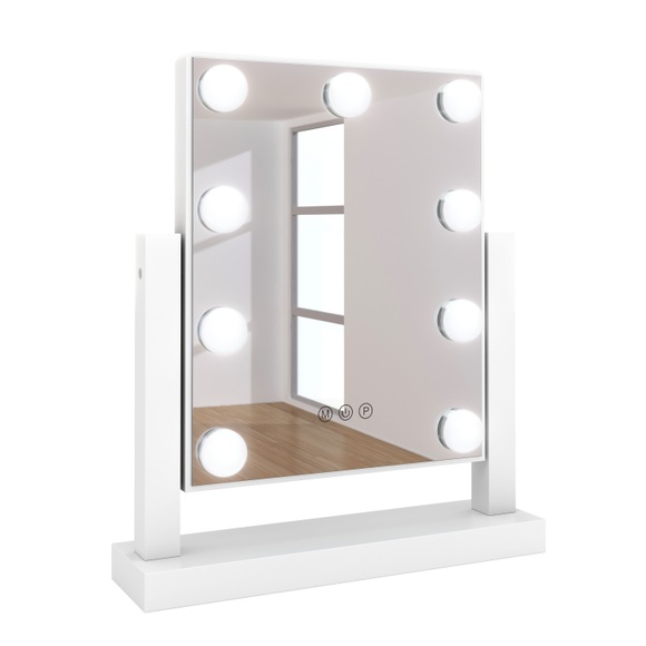 LED Spiegel MAELIN 29 x 6 x 36 cm weiss