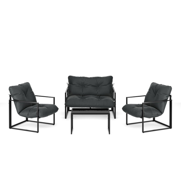 Lounge EDEM anthrazit/schwarz