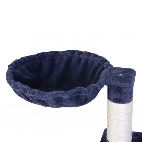 2x Körbchen für Katzenbaum blau 40 cm