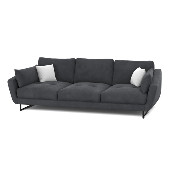 Sofa Samt DIYA anthrazit