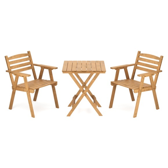 Bistroset Holz HUGO 3-teilig