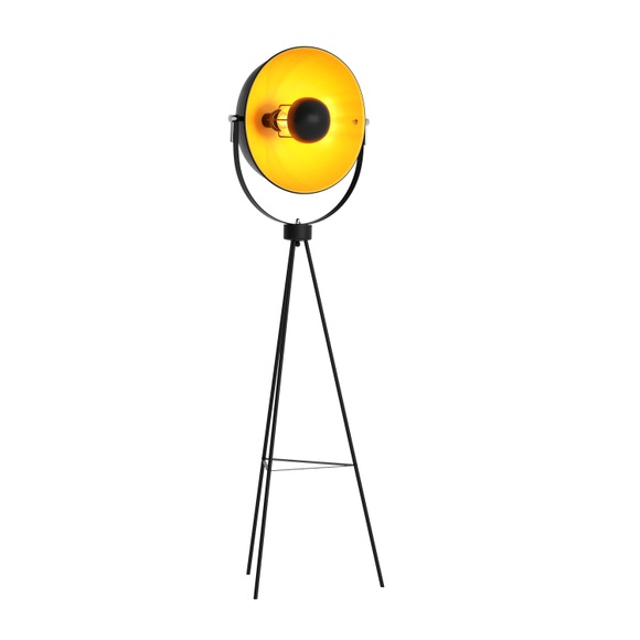 Stehlampe NOVA schwarz/gold
