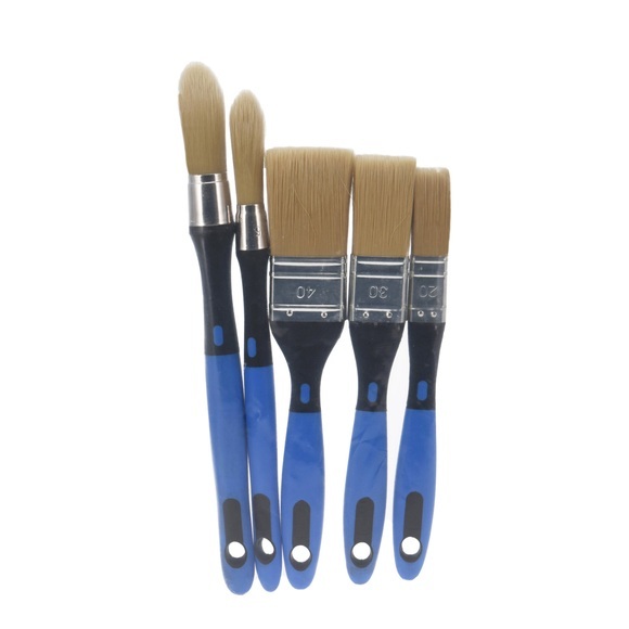 Pinsel Set 5-teilig blau/schwarz