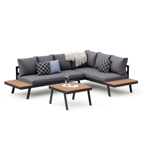 Lounge PHILOMEA anthrazit/schwarz