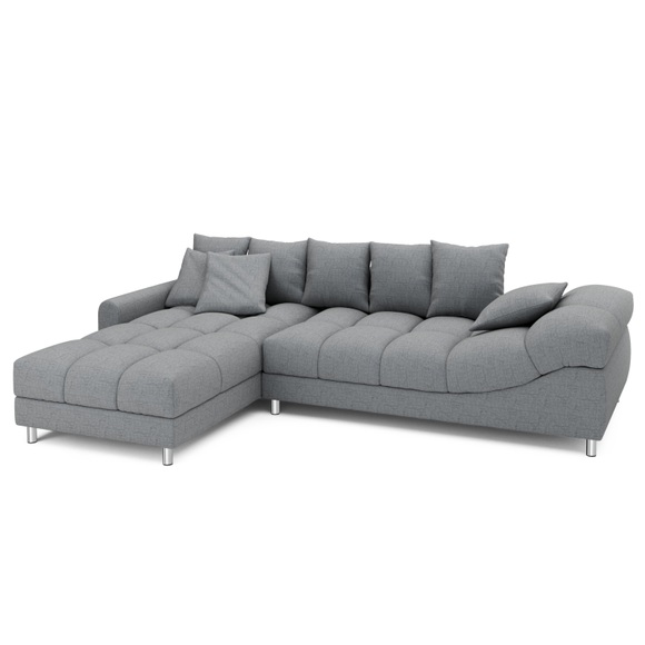 Ecksofa SUMMER links grau