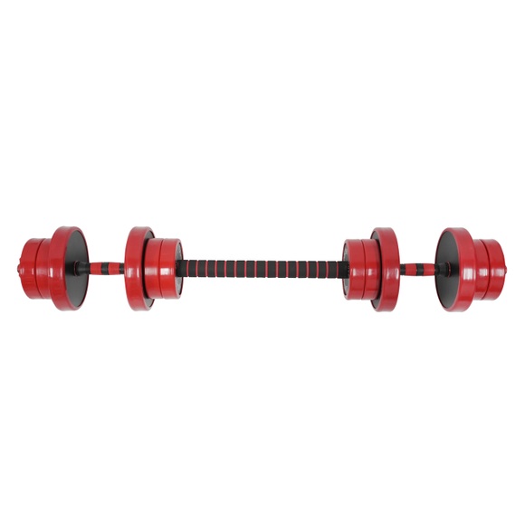 Kurzhantel Langhantel Set rot 20 kg