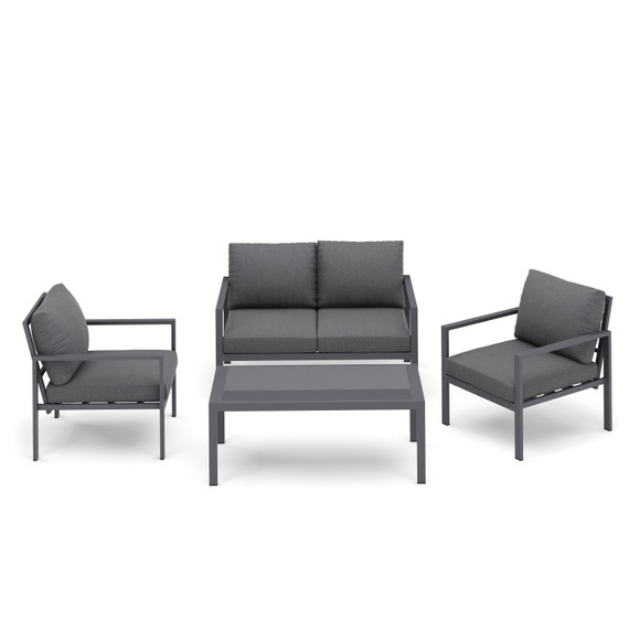 Gartenmöbel Set KAPLAN anthrazit
