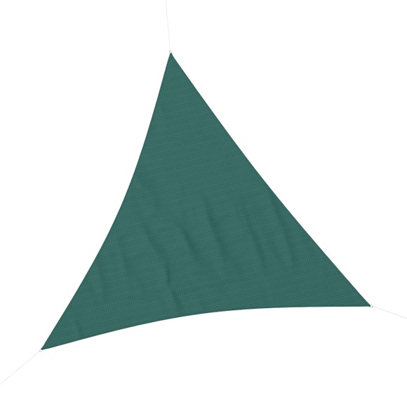 Sonnensegel Dreieck 3.6x3.6x3.6m grün