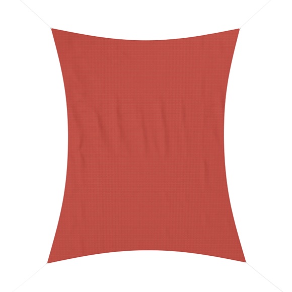 Sonnensegel 4x6 m rot
