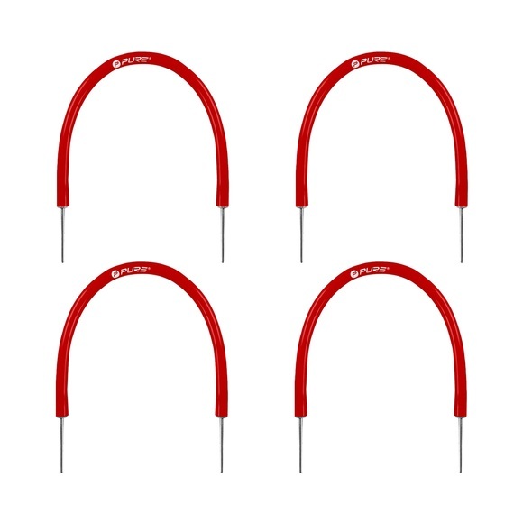 Pure2Improve Golf Putting Gate Trainingsbogen 4er Set rot