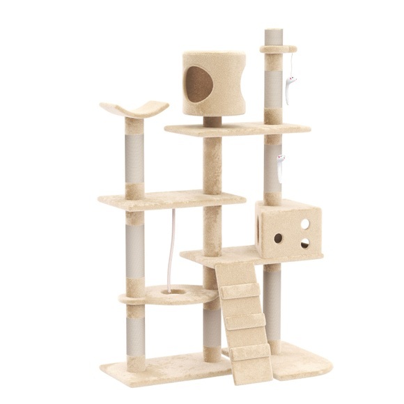 Katzenbaum 165 cm hoch beige