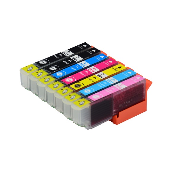 Tintenpatronen Set kompatibel mit Epson C13T24314010 / M / LM / C / LC / Y / 24XL