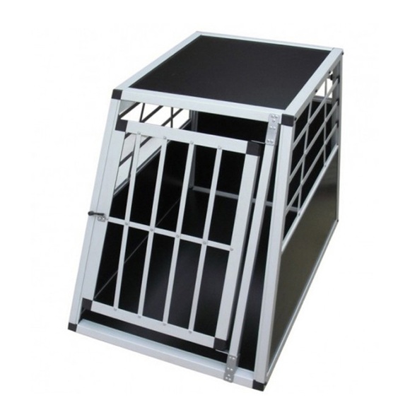 Alu Hundebox gross schwarz