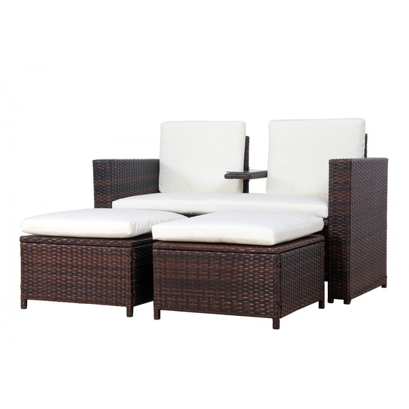 Love Seat CHANELL Rattan Garnitur